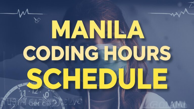 Manila Coding Hours Schedule